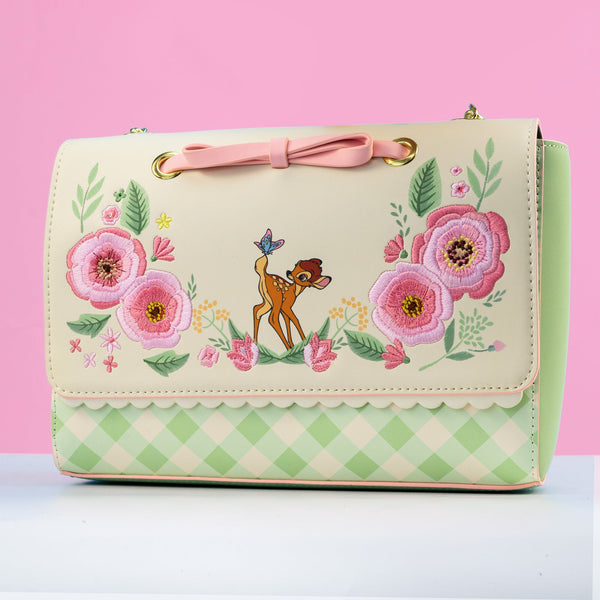 Loungefly Bambi Springtime Gingham Thumper Friends Mini Backpack Wallet store Set