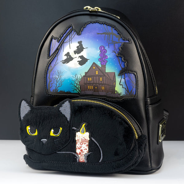 NWT LOUNGEFLY HOCUS POCUS BINX CAT PURSE on sale & WALLET BUNDLE