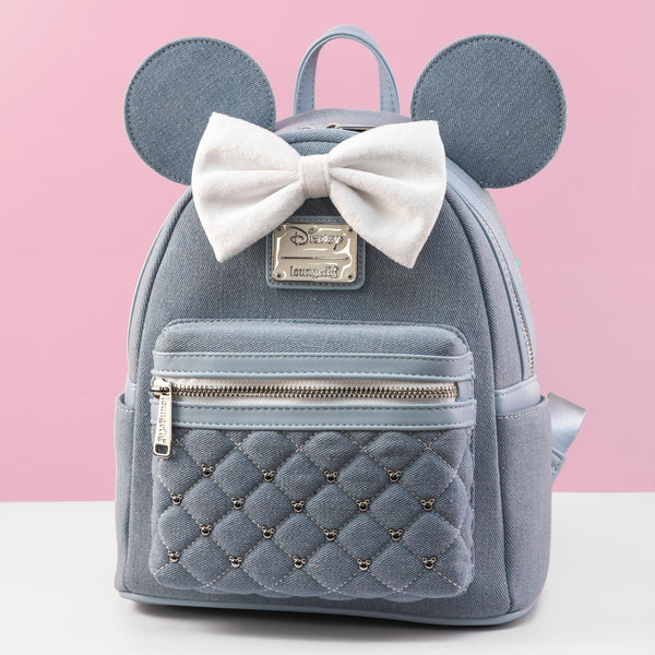 Disney Light Blue Denim Minnie Mouse 2024 Loungefly