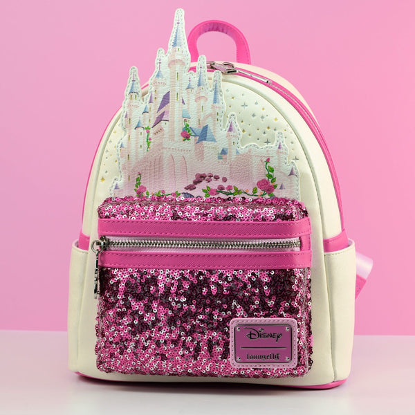 Disney princess Loungefly backpack selling & sequin Starbucks cup