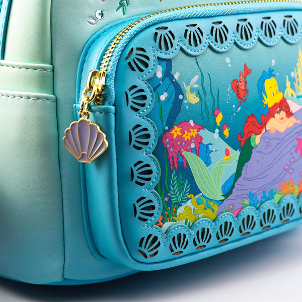 Brand buy New! Loungefly Disney The Little Mermaid Beach Portrait Mini Backpack