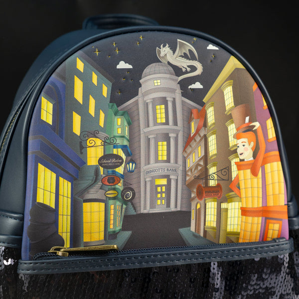 Diagon Alley Loungefly shops From Harry Potter New York Store