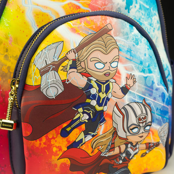 Thor Love and Thunder Backpack by Danielle store Nicole with bag clip