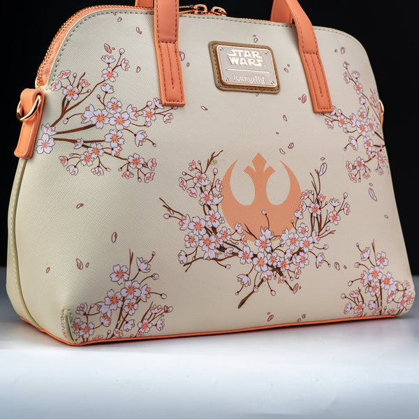 Loungefly Star Wars Princess Leia Floral Satchel Bag Now deals Retired