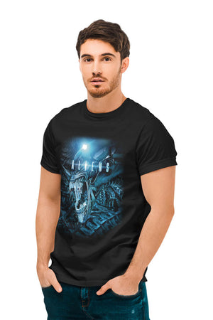 Aliens Movie Franchise Key Art T-Shirt