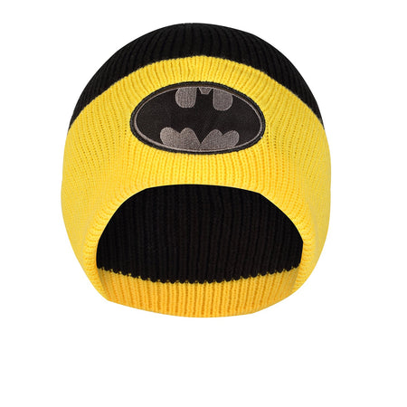 DC Batman Greyscale Classic Logo Kids Beanie