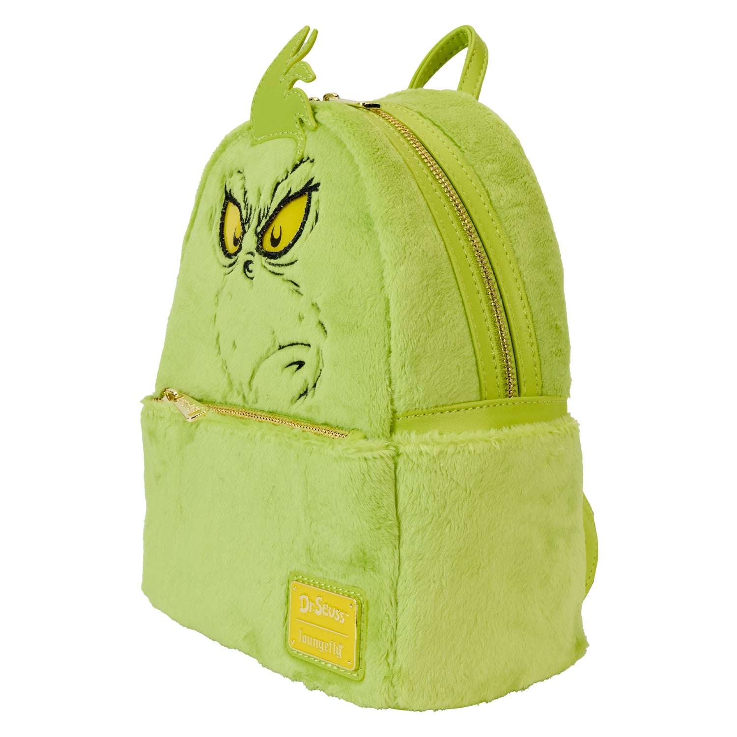 Loungefly x Dr Seuss Plush Grinch Light Up Cosplay Mini Backpack