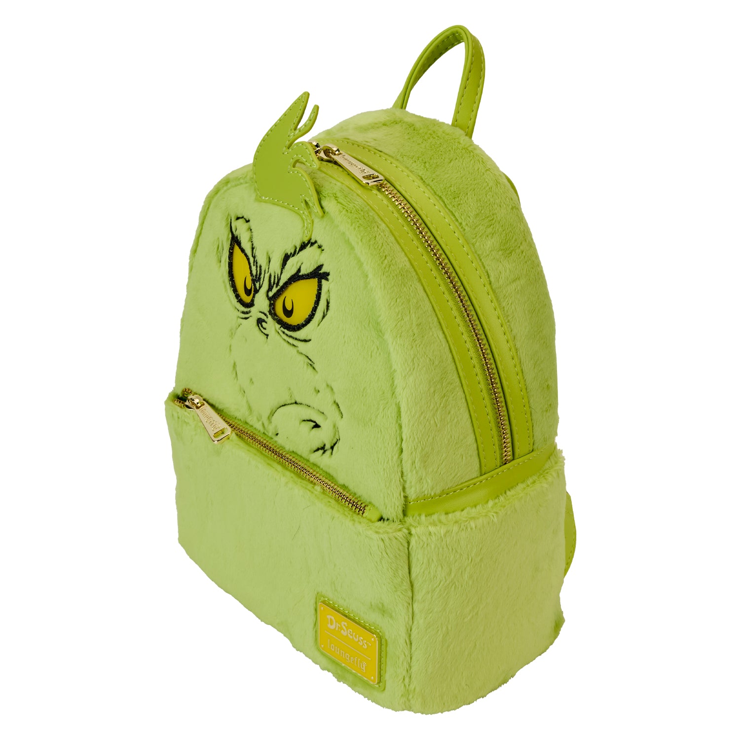 Loungefly x Dr Seuss Plush Grinch Light Up Cosplay Mini Backpack