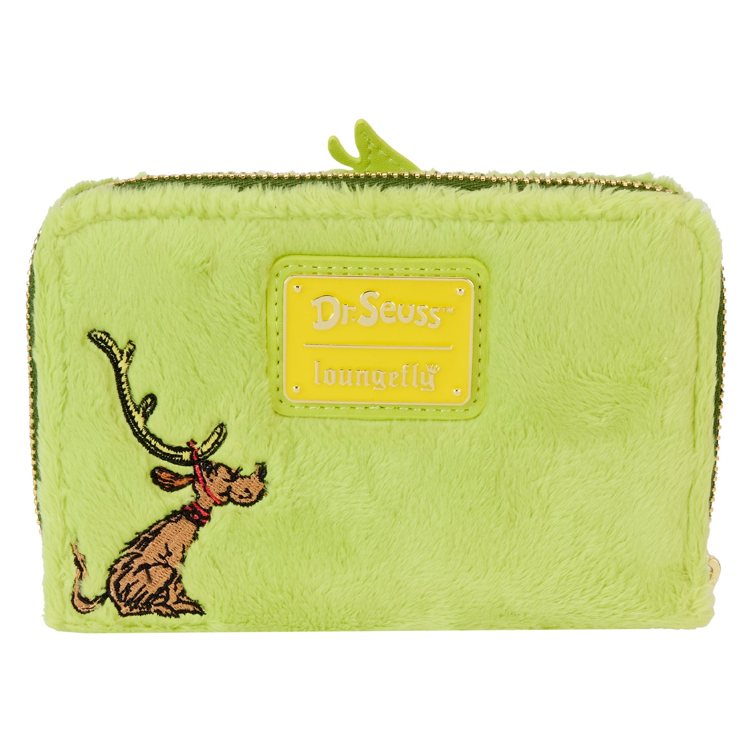 Loungefly x Dr Seuss Plush Grinch Glow Cosplay Zip Around Wallet