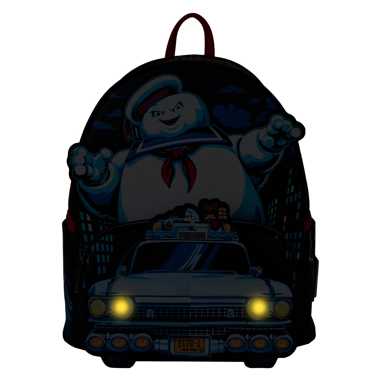 Loungefly x Ghostbusters Stay Puff Chasing Mini Backpack