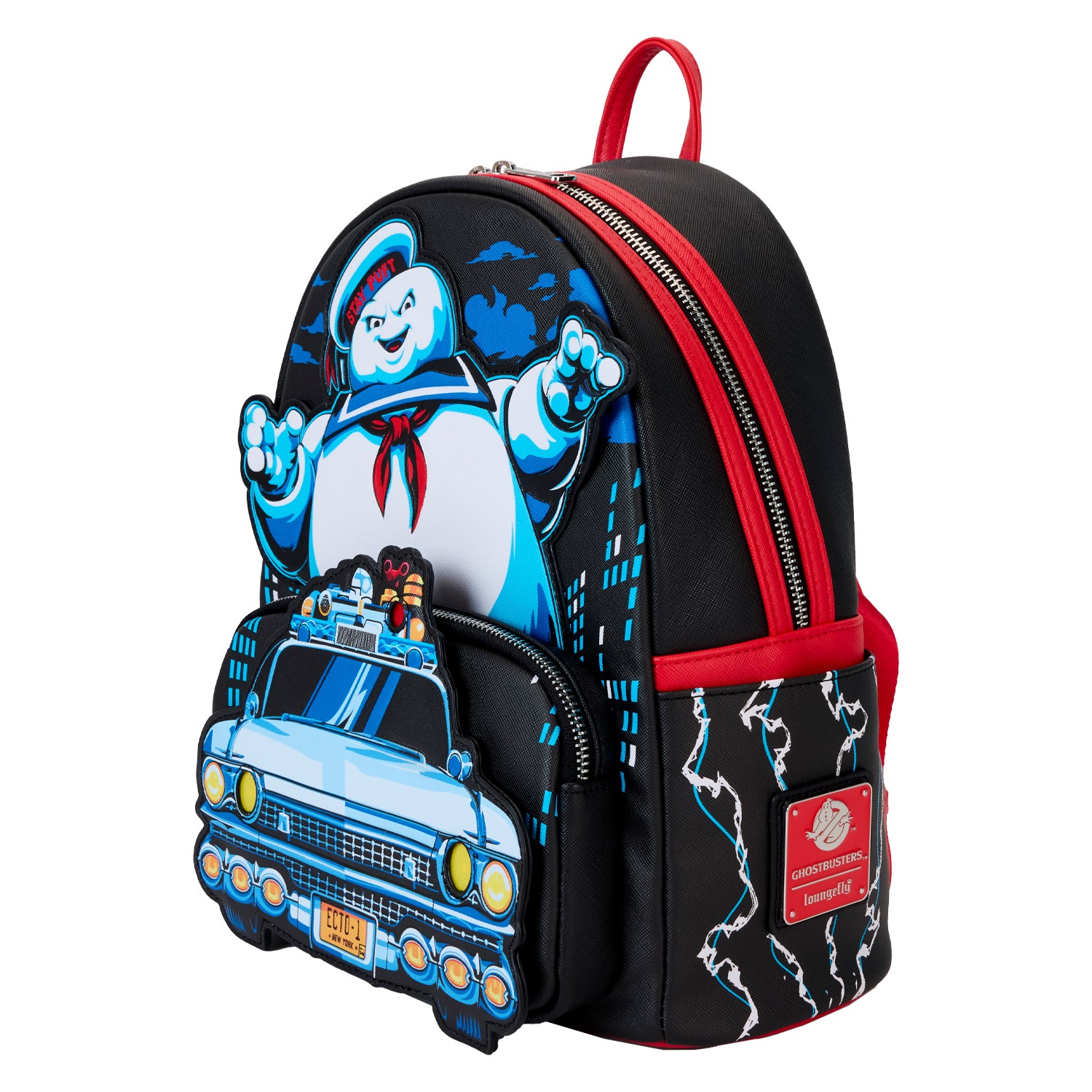 Loungefly x Ghostbusters Stay Puff Chasing Mini Backpack