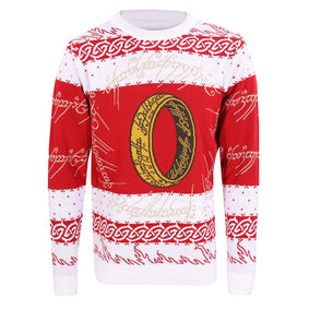 Lord Of The Rings One-Ring Knitted Christmas Jumper