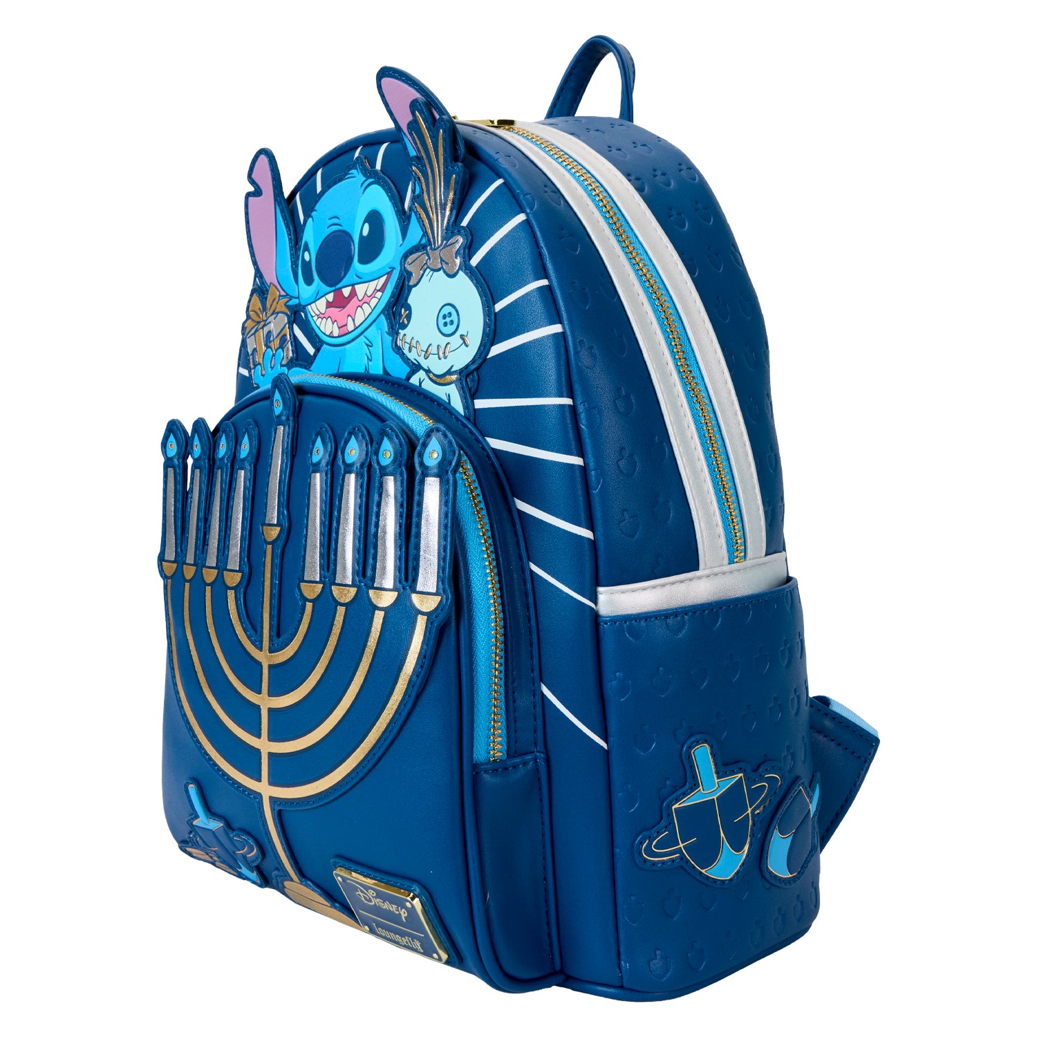 Loungefly x Disney Lilo & Stitch Light Up Menorah Stitch Mini Backpack