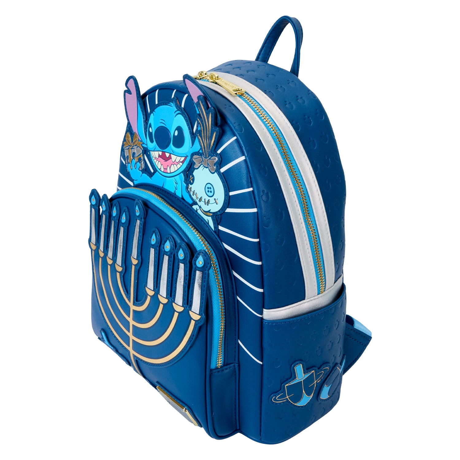 Loungefly x Disney Lilo & Stitch Light Up Menorah Stitch Mini Backpack