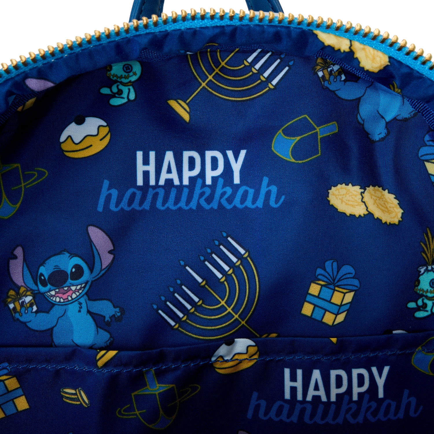 Loungefly x Disney Lilo & Stitch Light Up Menorah Stitch Mini Backpack