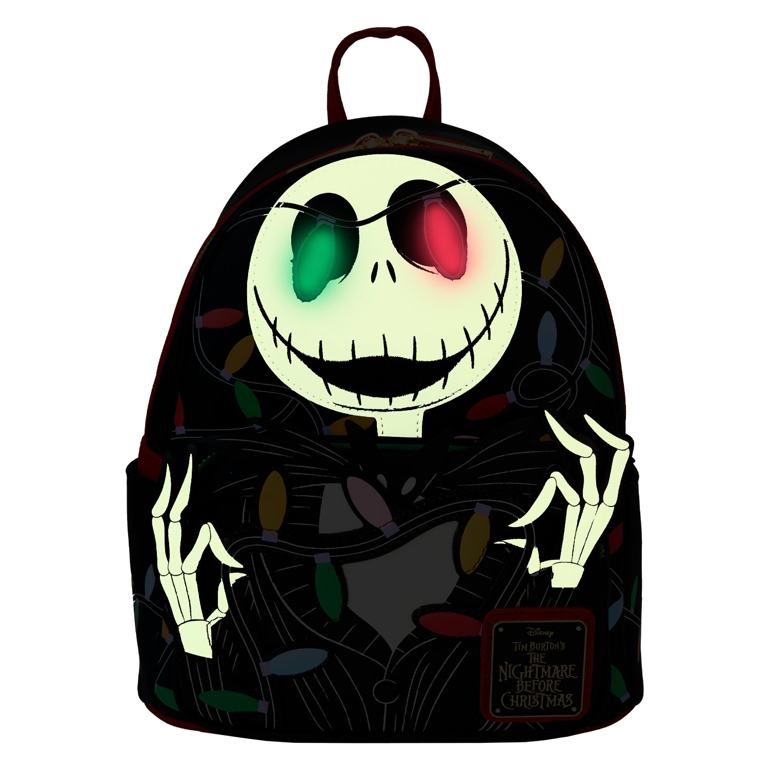 Loungefly x Disney The Nightmare Before Christmas Smiling Jack Light Up Mini Backpack