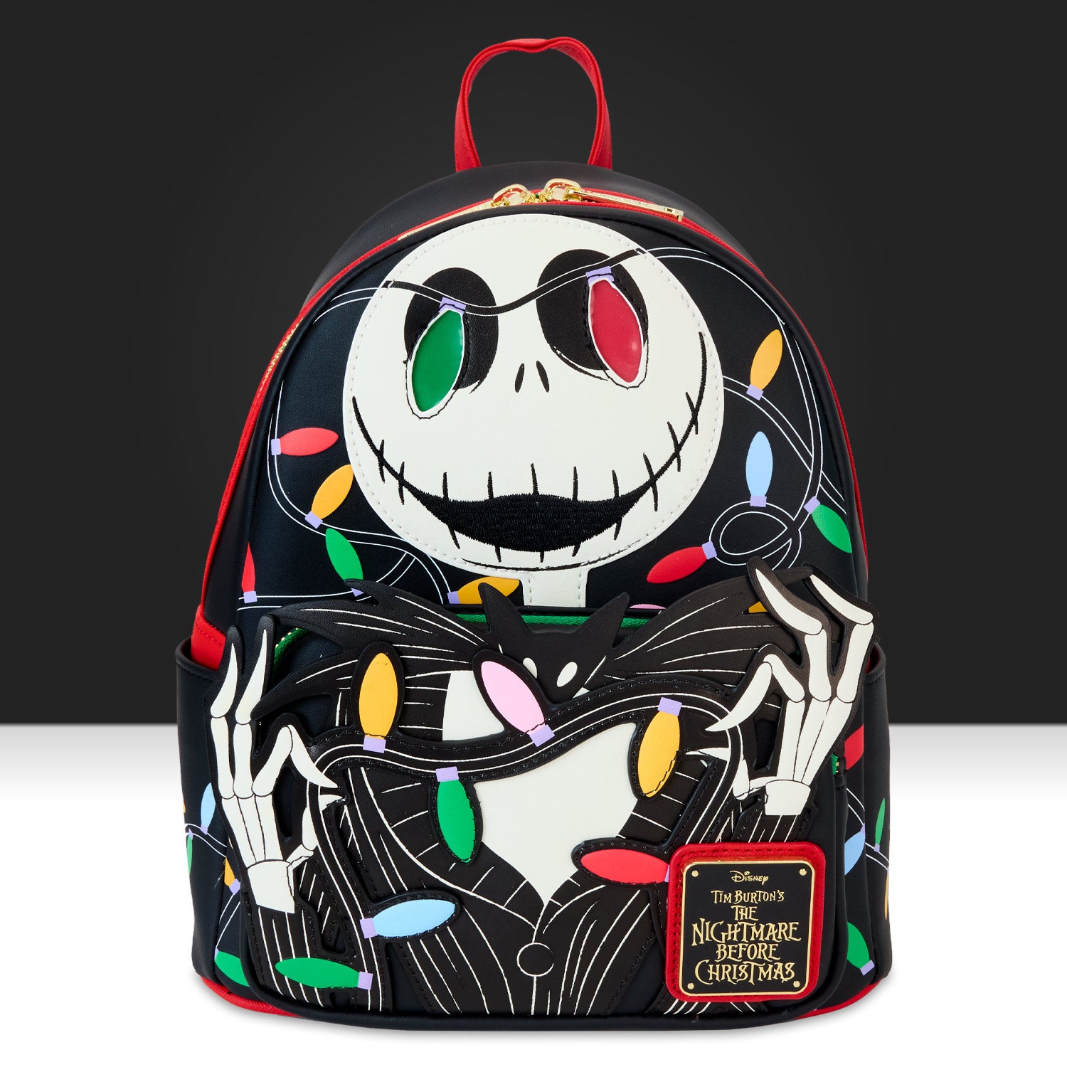 Loungefly x Disney The Nightmare Before Christmas Smiling Jack Light Up Mini Backpack