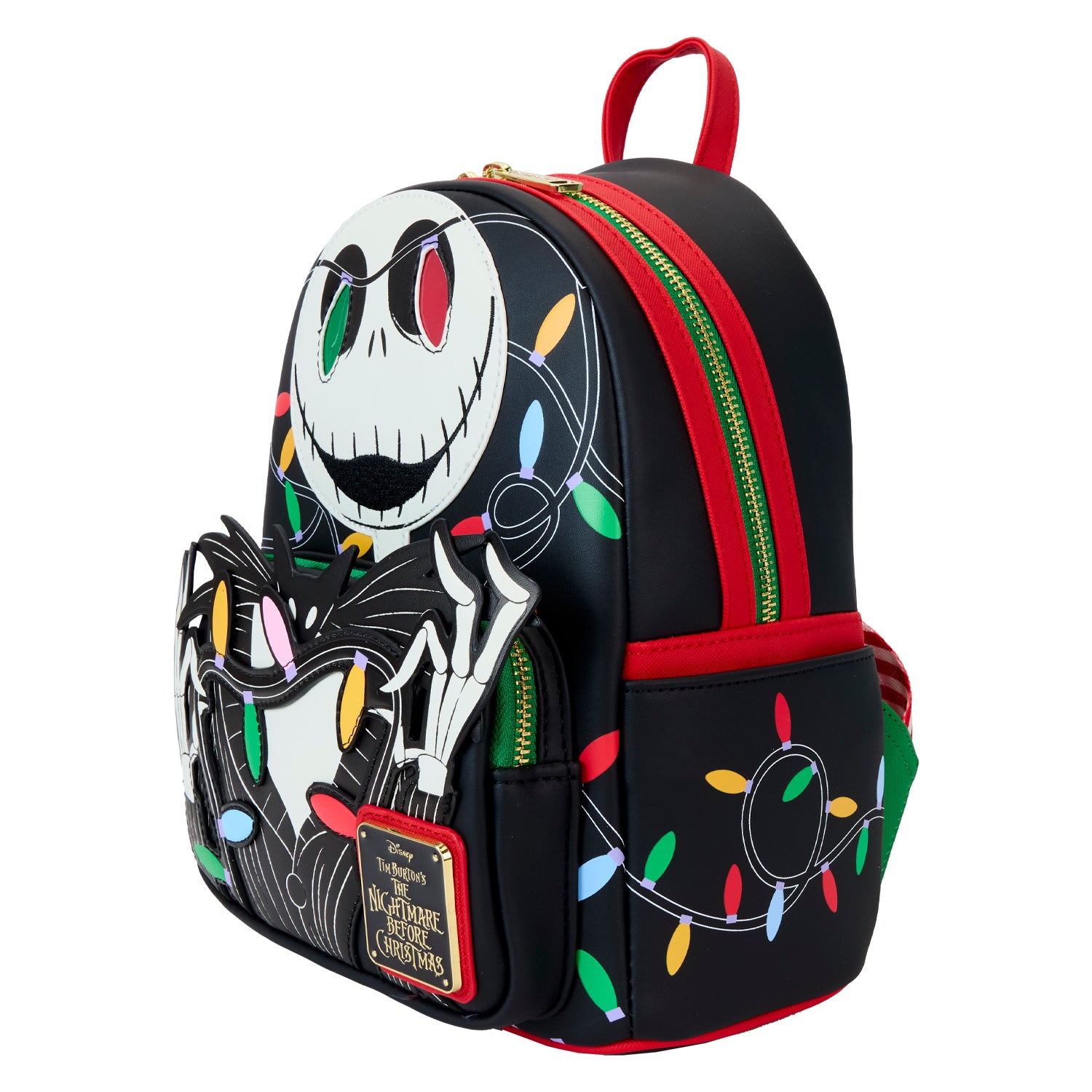 Loungefly x Disney The Nightmare Before Christmas Smiling Jack Light Up Mini Backpack