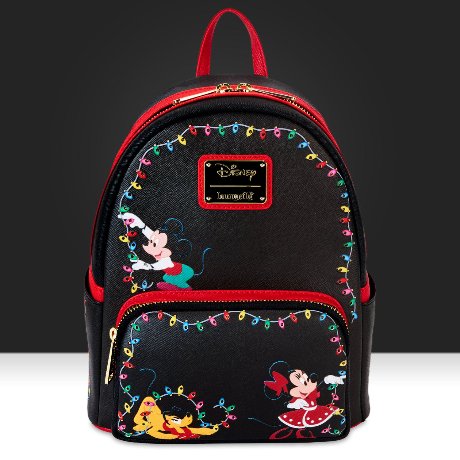 Loungefly x Disney Mickey's Light Up Decorations Mini Backpack