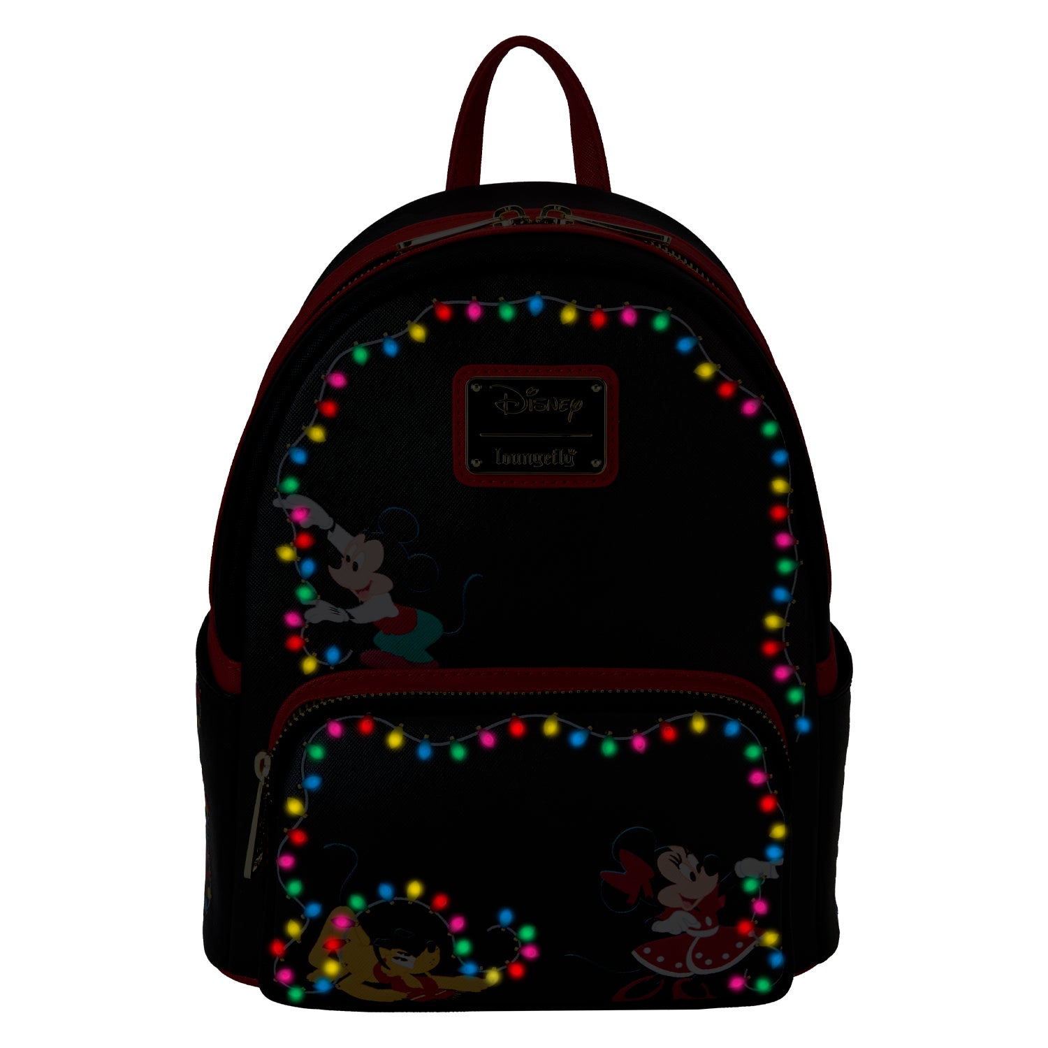 Loungefly x Disney Mickey's Light Up Decorations Mini Backpack