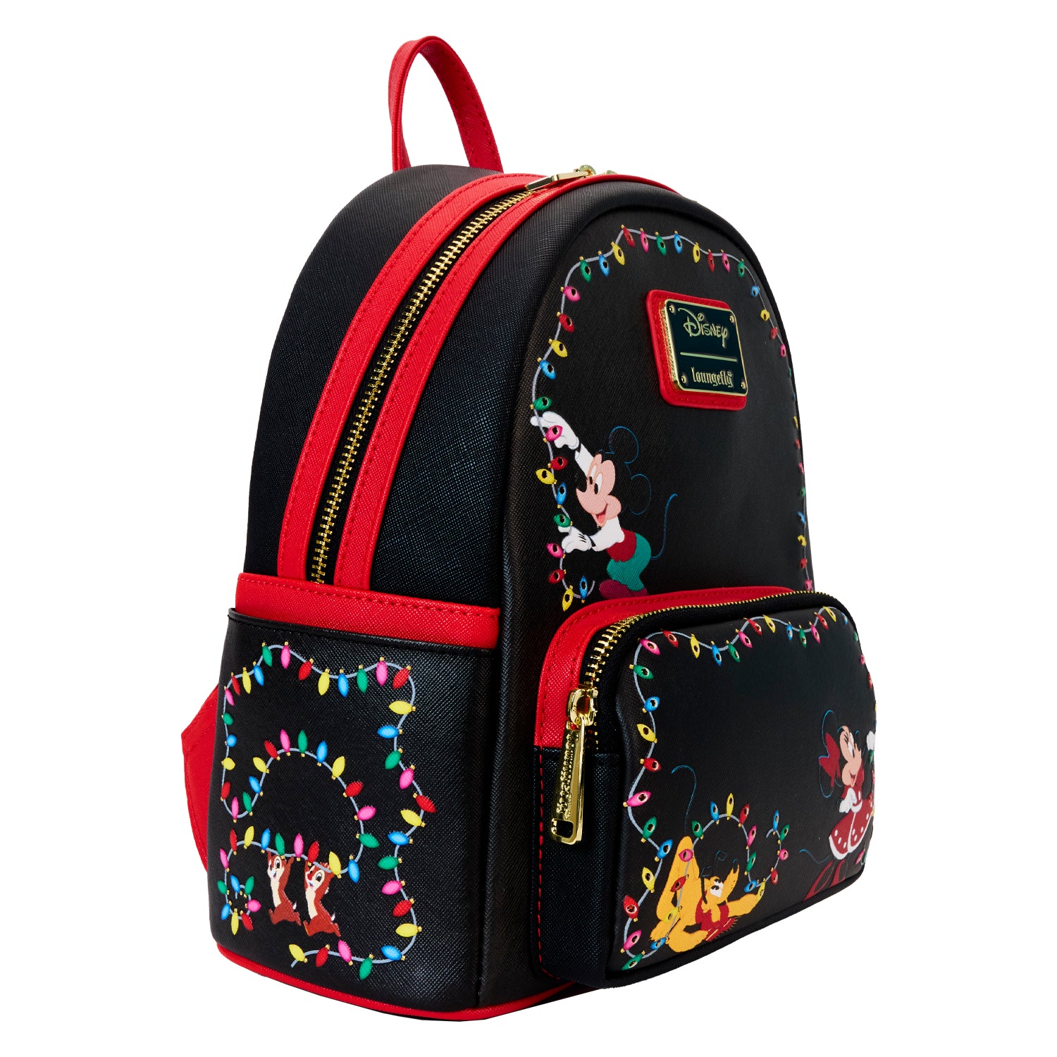 Loungefly x Disney Mickey's Light Up Decorations Mini Backpack