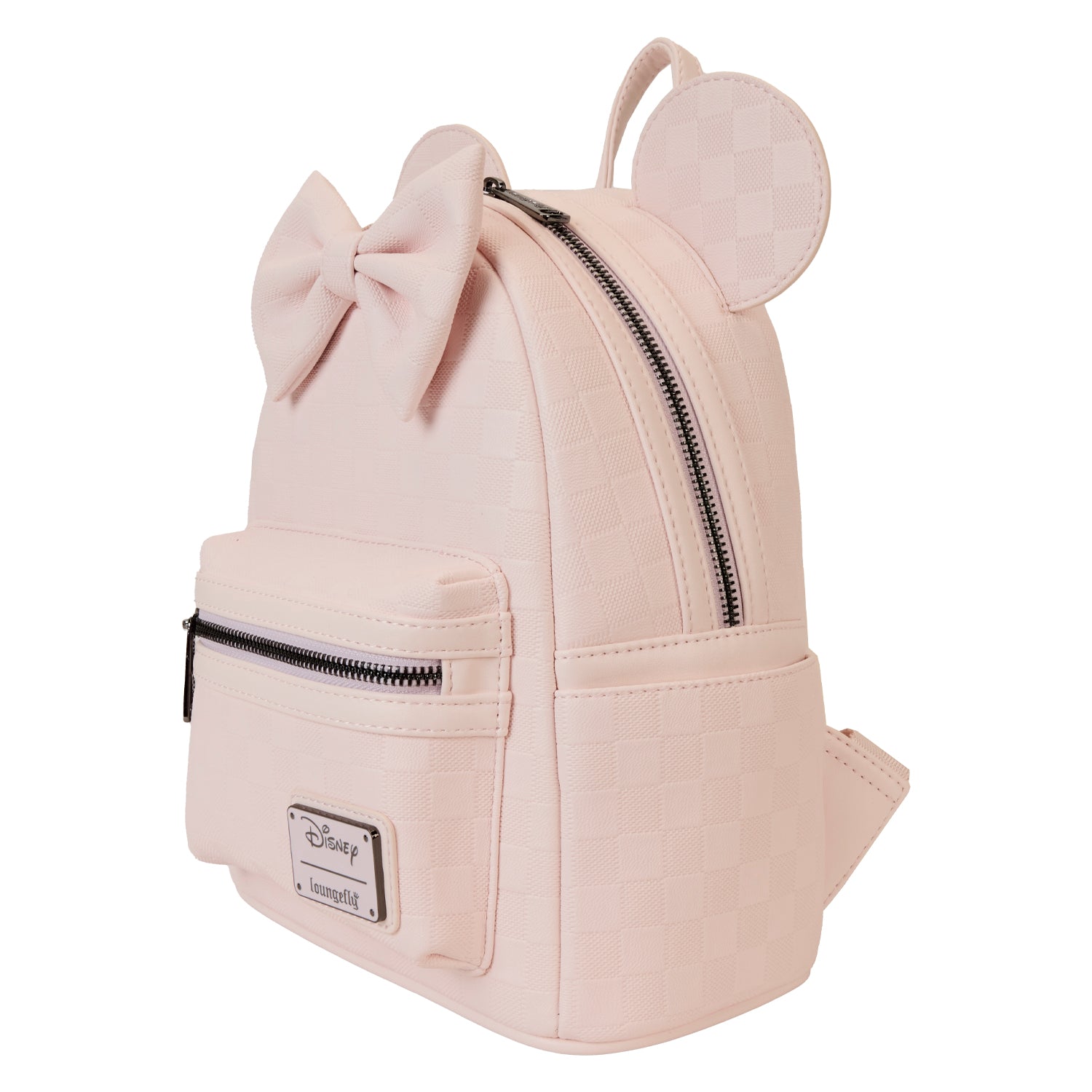 Loungefly x Disney Minnie Ear Pink Damier Mini Backpack