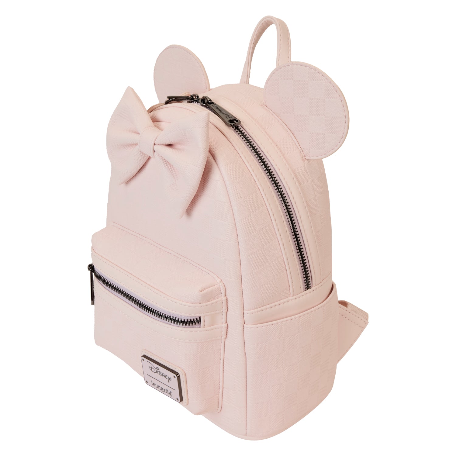 Loungefly x Disney Minnie Ear Pink Damier Mini Backpack