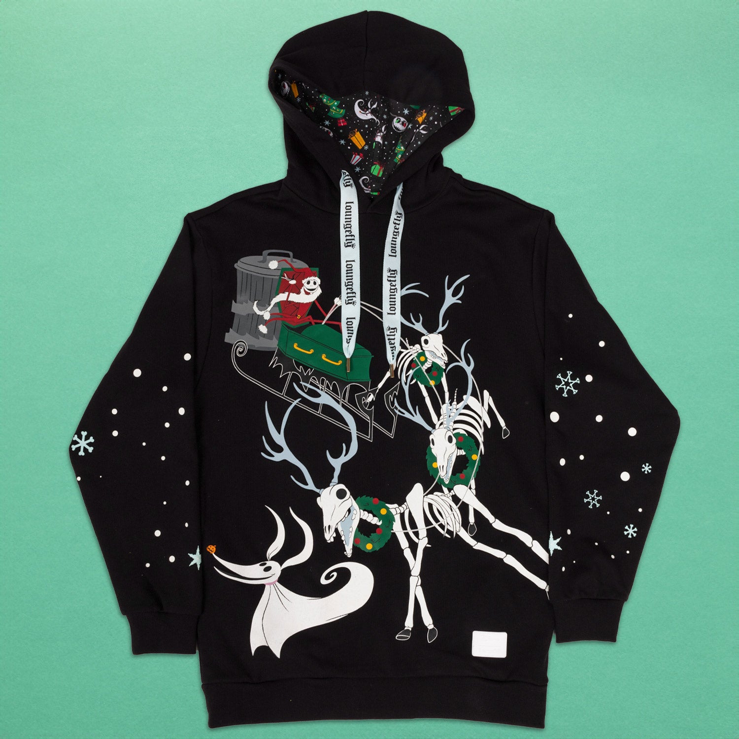 Loungefly x Disney The Nightmare Before Christmas Christmas Town Hooded Sweatshirt