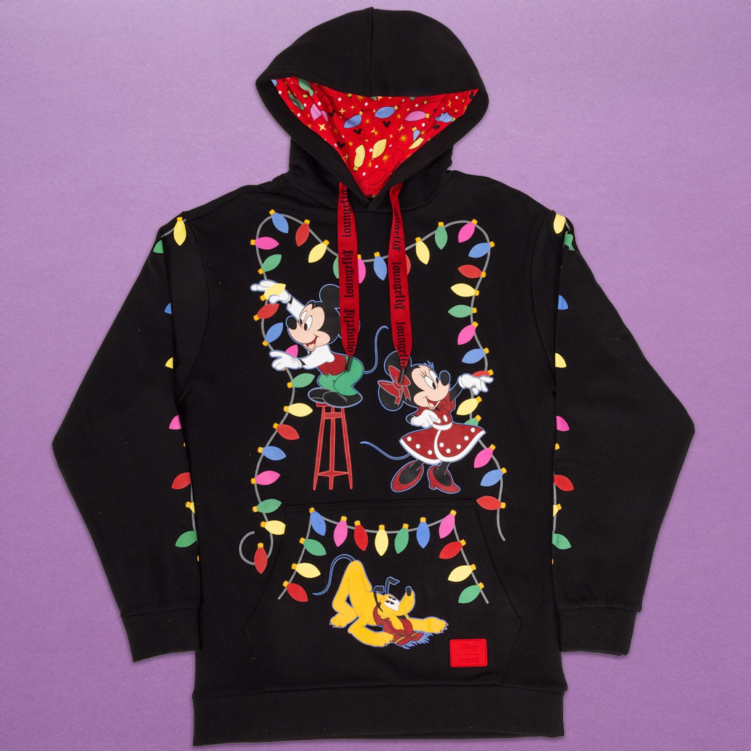 Loungefly x Disney Mickey's Light Up Decorations Hooded Sweatshirt