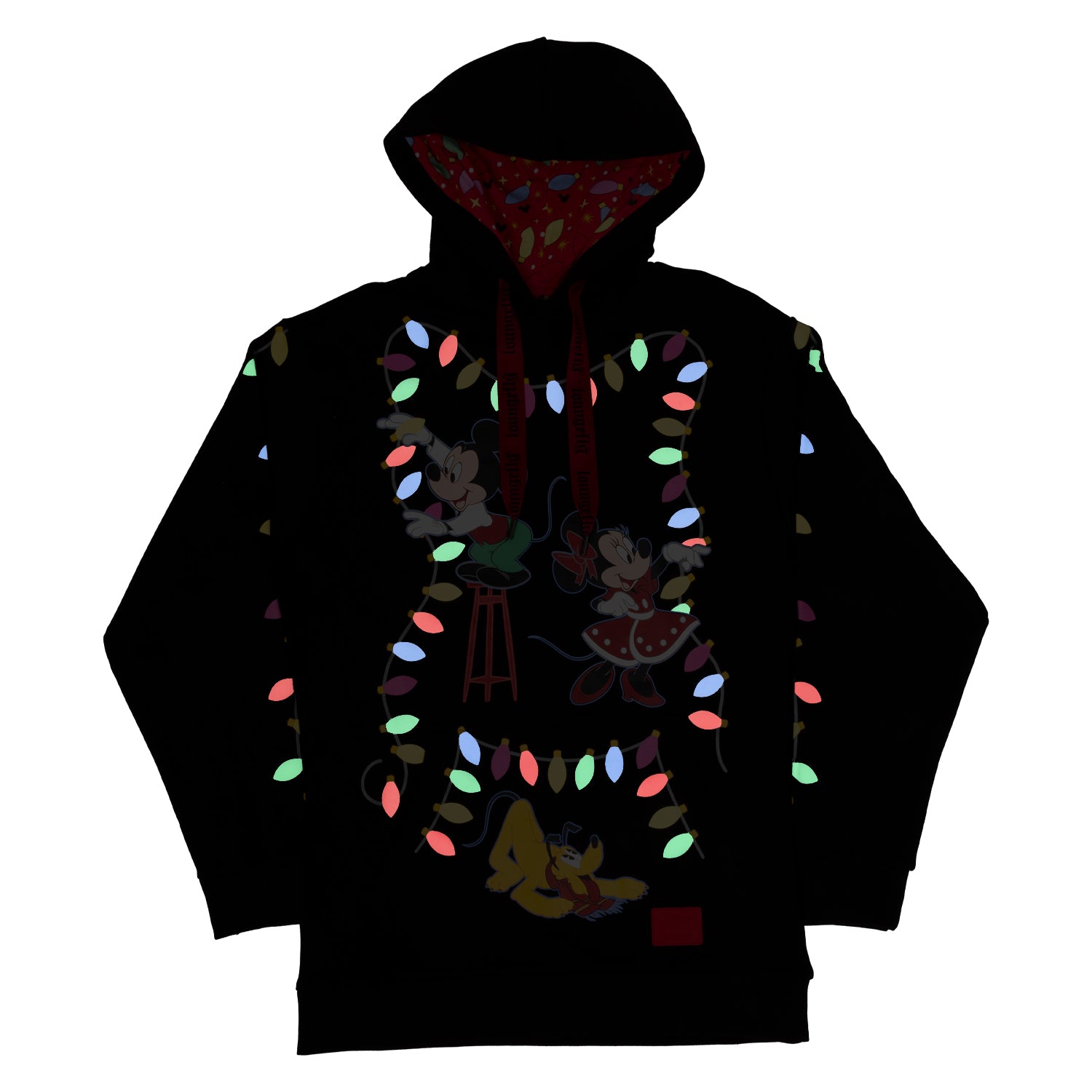 Loungefly x Disney Mickey's Light Up Decorations Hooded Sweatshirt