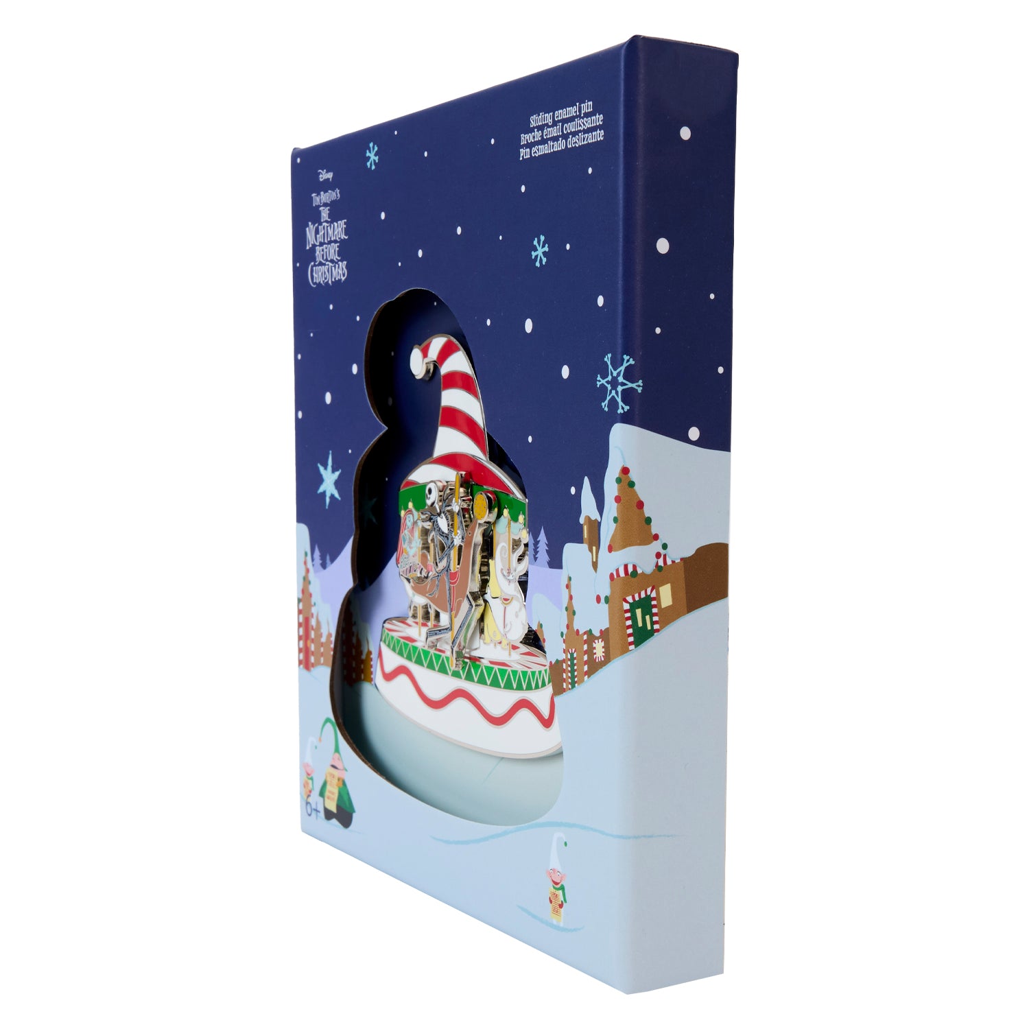 Loungefly x Disney The Nightmare Before Christmas Christmas Town Carousel Sliding  3