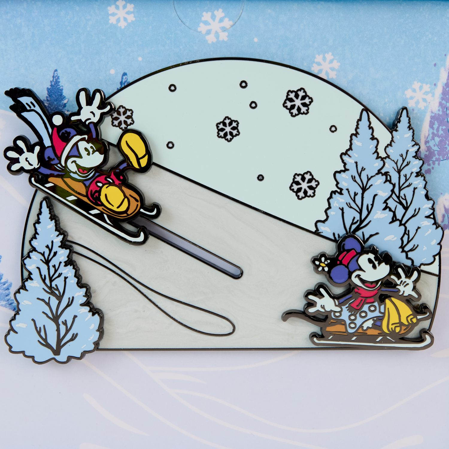 Loungefly x Disney Mickey And Friends Winter Wonderland Sliding  3