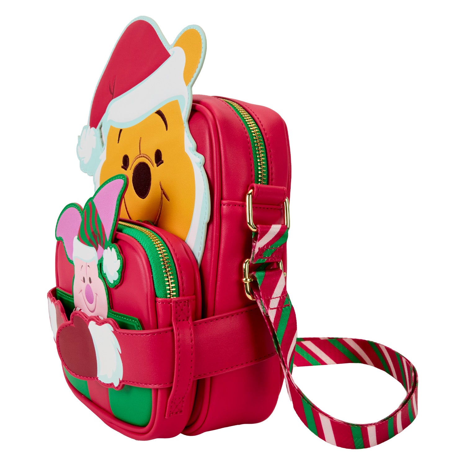 Loungefly x Disney Winnie the Pooh Santa Pooh Crossbuddies Bag