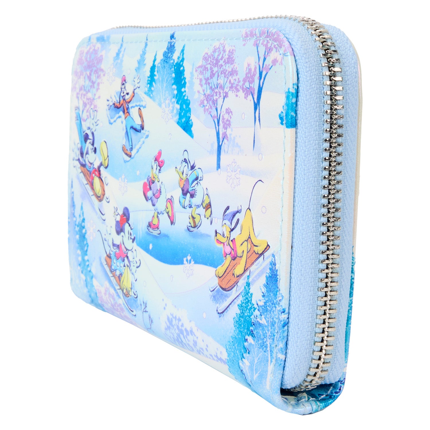 Loungefly x Disney Mickey And Friends Winter Wonderland Zip Around Wallet