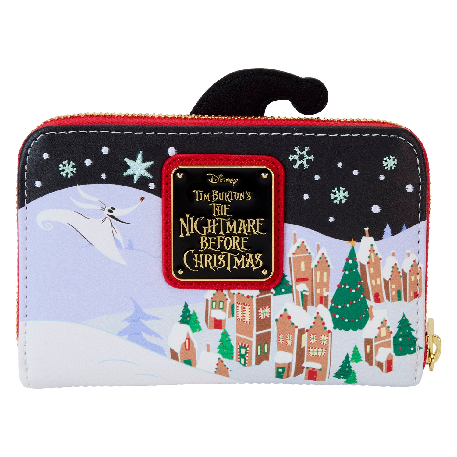 Loungefly x Disney The Nightmare Before Christmas Journey To Christmas Town Zip Around Wallet