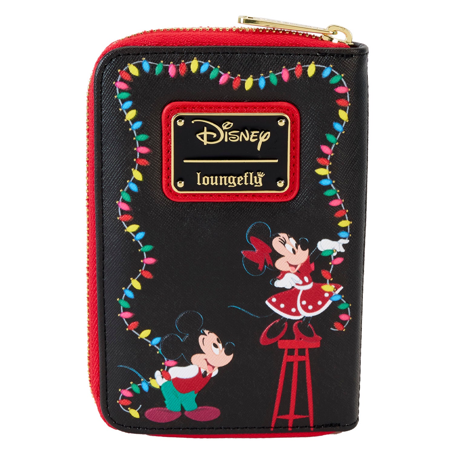 Loungefly x Disney Donald Wrapped In Lights Zip Around Wallet