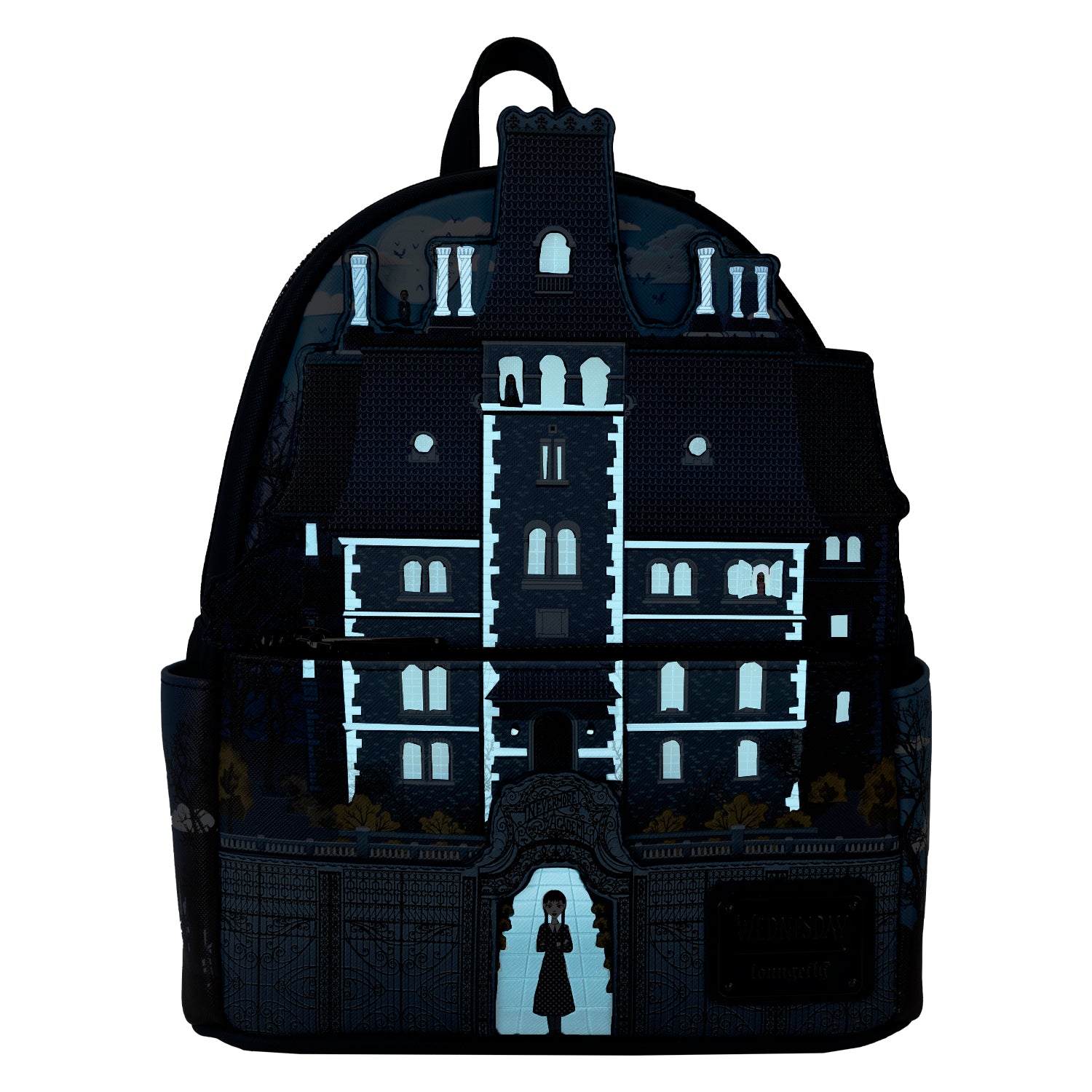 Loungefly x MGM Wednesday Nevermore Academy Mini Backpack