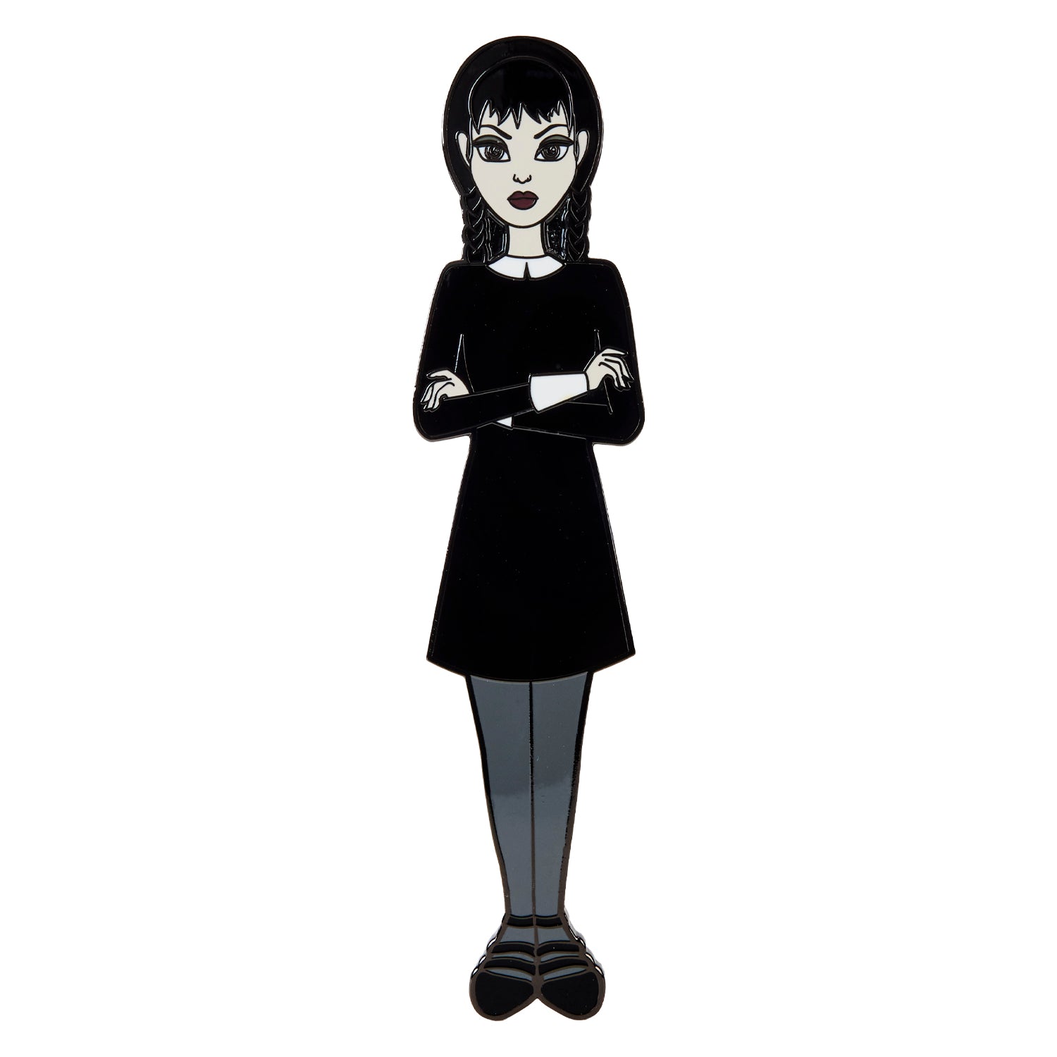 Loungefly x MGM Wednesday Addams Paper Doll Pin