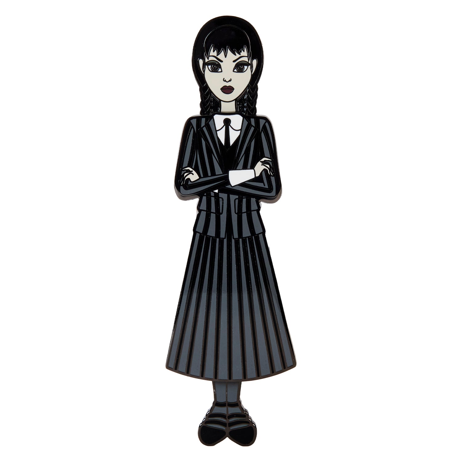 Loungefly x MGM Wednesday Addams Paper Doll Pin