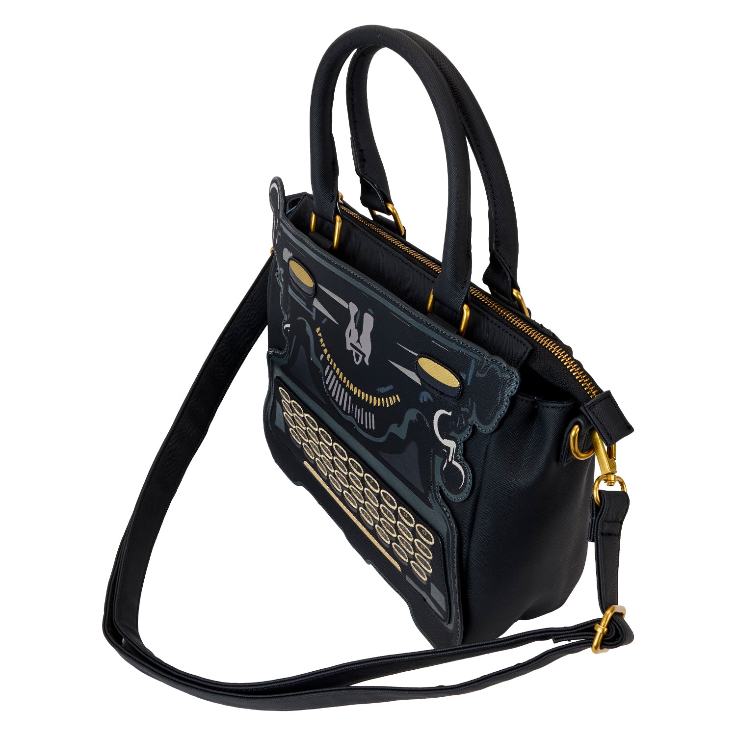 Loungefly x MGM Wednesday Typewriter Crossbody Bag