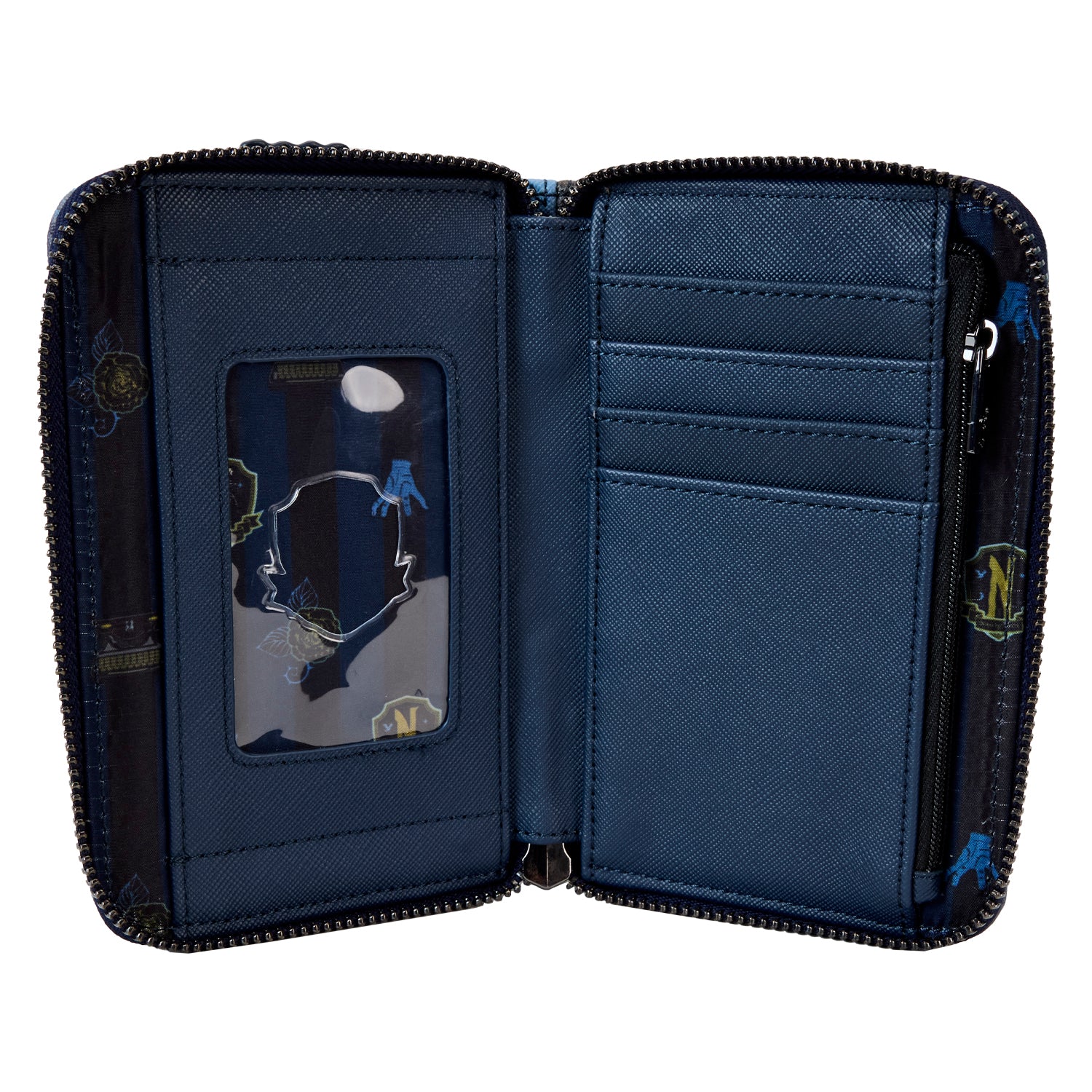 Loungefly x MGM Wednesday Nevermore Castle Zip Around Wallet