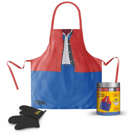 Back to the Future Marty McFly Apron and Oven Mitt Set - GeekCore