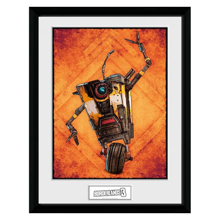 Borderlands 3 Claptrap Framed Print - GeekCore