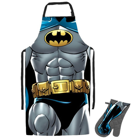DC Batman Apron & Oven Mitt Set - GeekCore