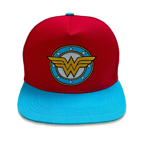 DC Comics Wonder Woman Circle Logo Unisex Adults Snapback Cap - GeekCore