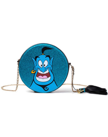 Disney Aladdin Genie Round Glitter Shoulder Bag - GeekCore