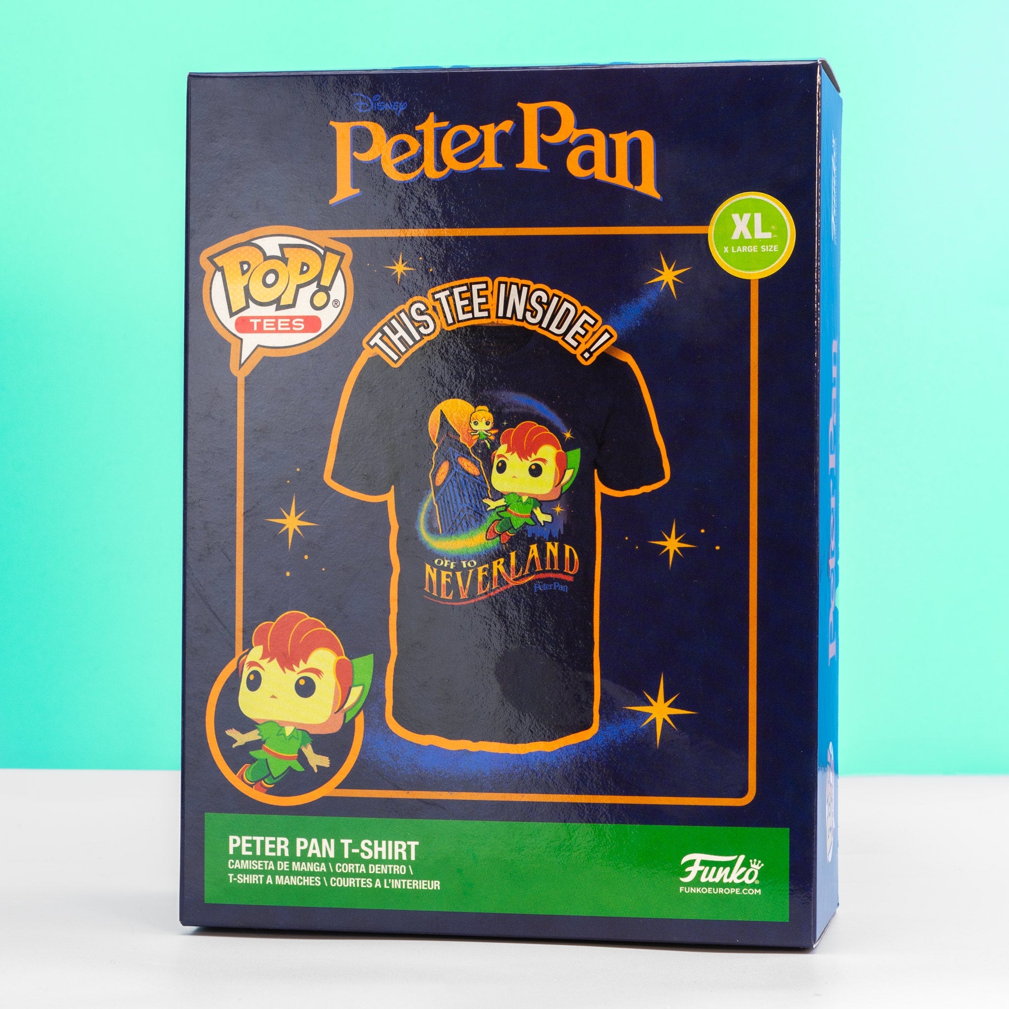 Disney Peter Pan off to Neverland Funko Boxed Tee - GeekCore