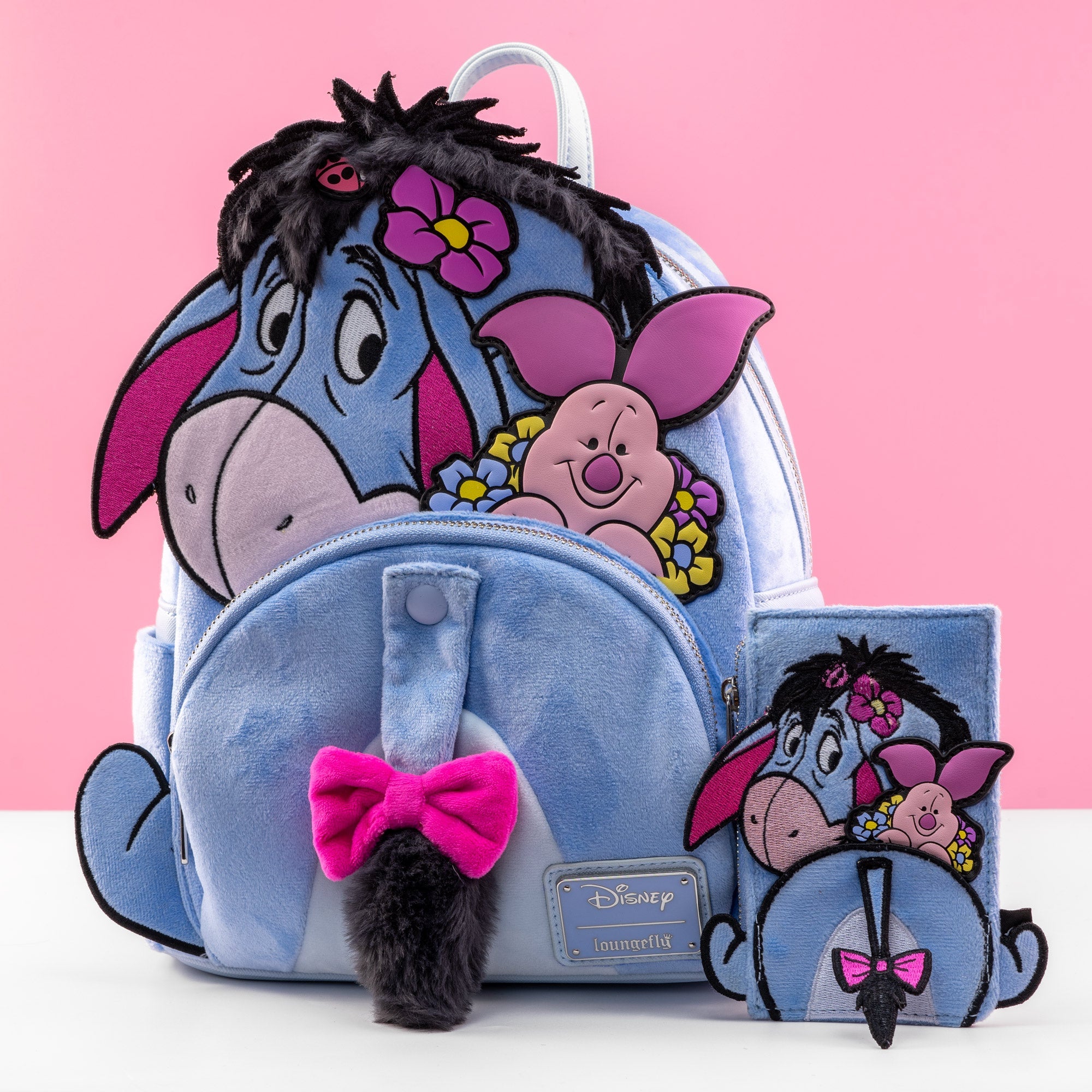 Disney x Winnie the Pooh Eeyore & Piglet Plush Cardholder - GeekCore