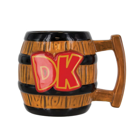 Donkey Kong Barrel Shaped Mug - GeekCore