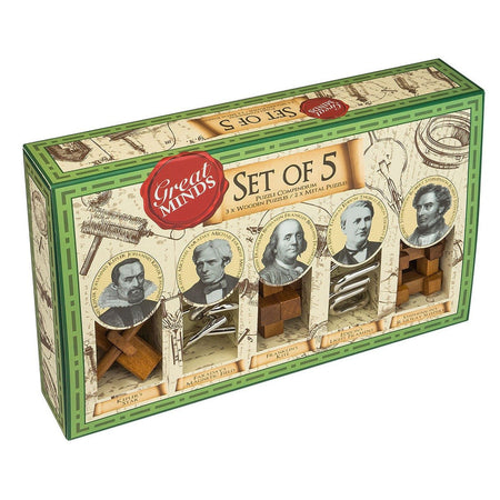 Great Minds Puzzle Set of 5 - GeekCore